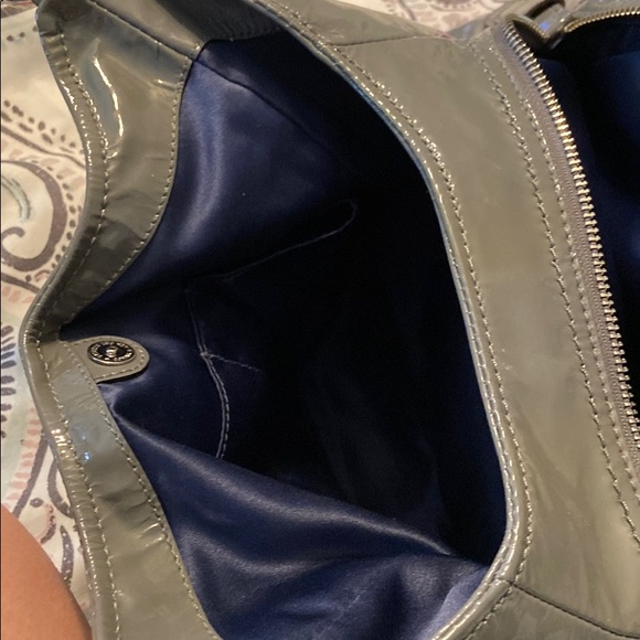 Coach Grey Leather Bag $45 - Picture 3 of 3